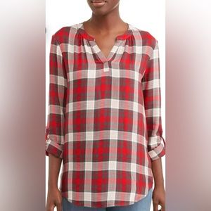 Time and Tru Women’s Popover Tunic Top